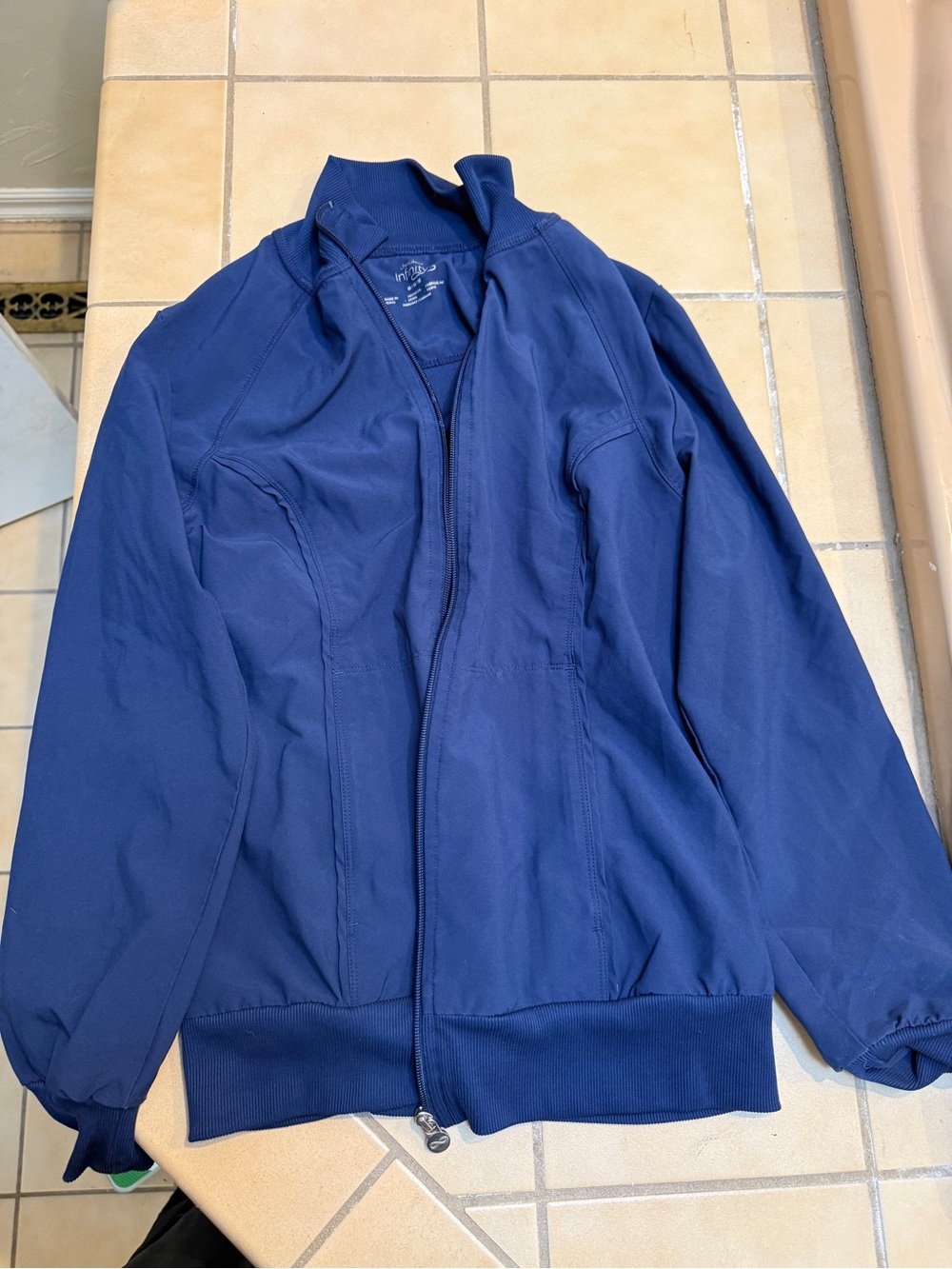 Cherokee infinity Navy Blue Zip-Up Jacket